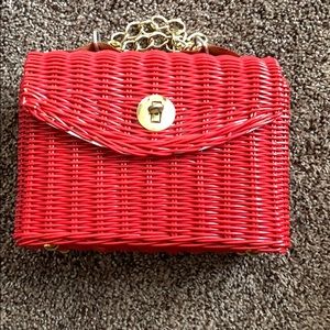 Vintage Dayne Taylor wicker purse
